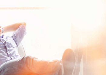 A man getting ketamine infusions for depression