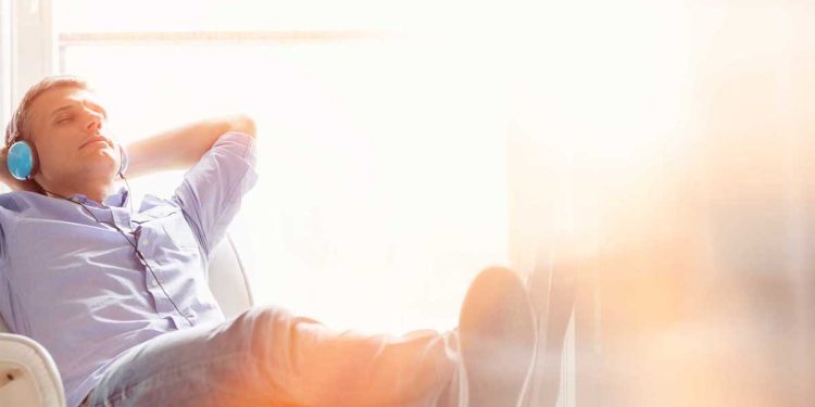 A man getting ketamine infusions for depression